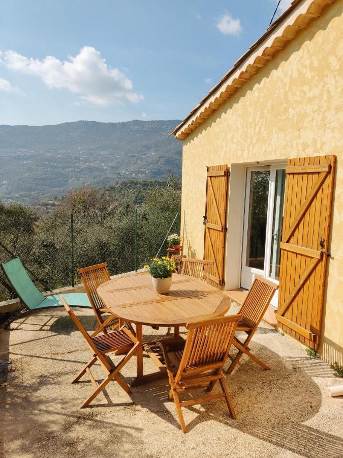 Bas De Villa. Cote D'Azur, A 20 Kms De Nice Contes  Eksteriør bilde